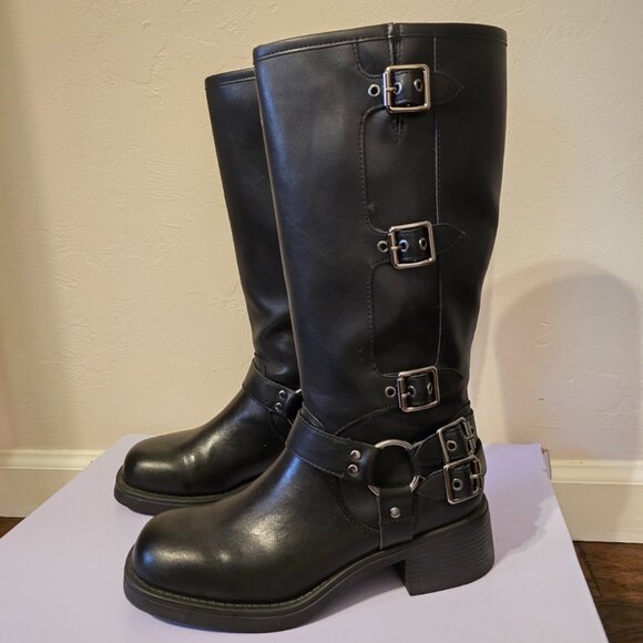 Madden Girl Clara Women's Tall Buckle Boots (size 8) - Picture 3 of 10